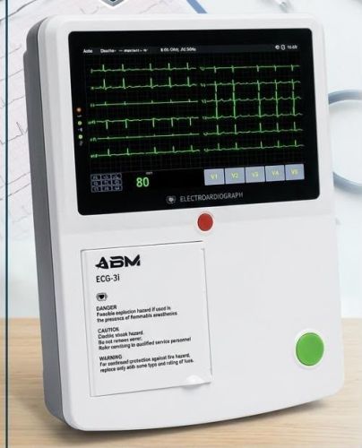 Abm 3 Channel ECG Machine