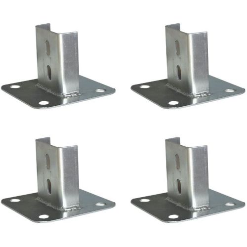 Galvanized Fence Post Base Plate Bracket