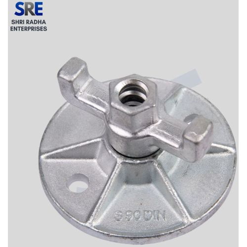 Scaffolding Jack Base Plate with Wing Nut
