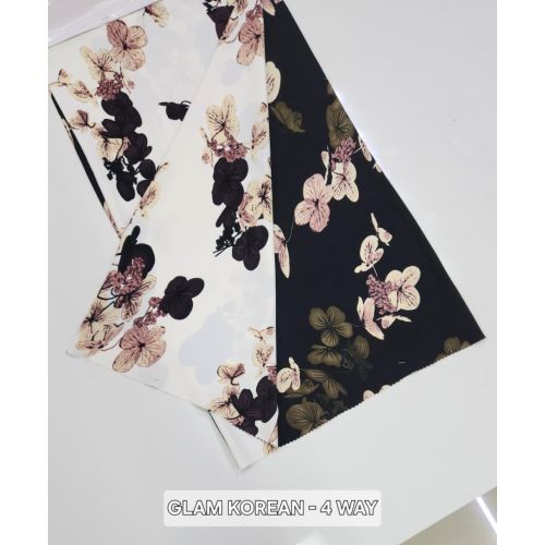 Glam Floral Printed Fabric