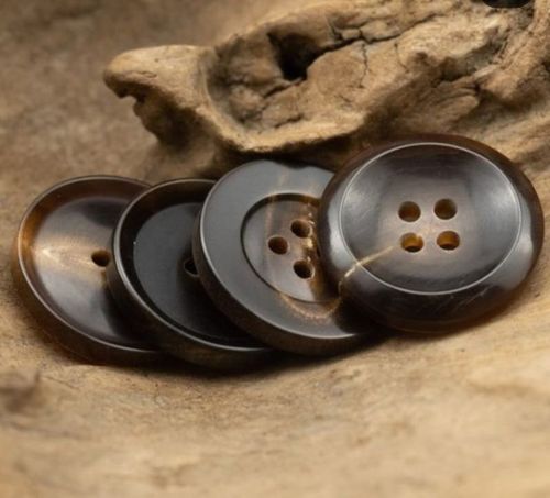 23mm Ox Buffalo Horn Button