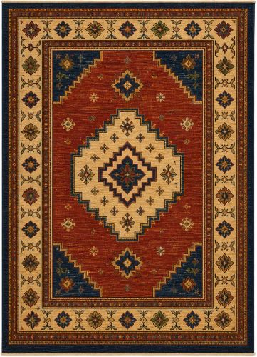 Premium Hand-Knotted Geometric Medallion Carpet