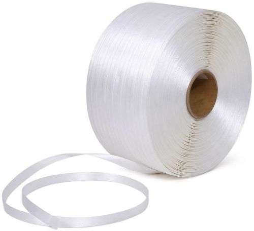 White Polyester Composite Cord Strap