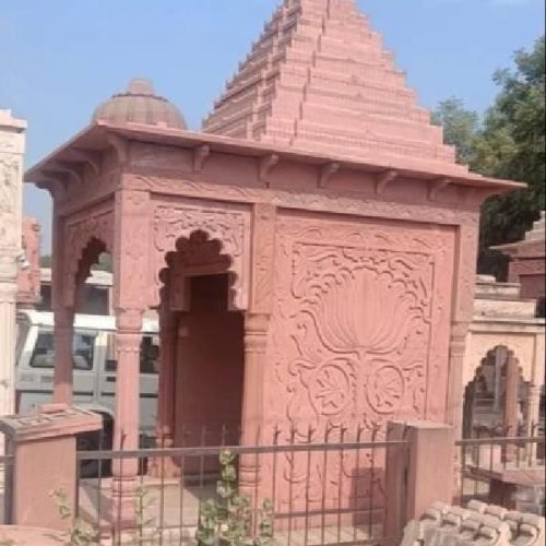 Elegant Red Sandstone Temple