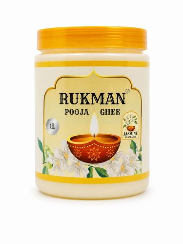 1 Liter Rukman Jasmine Pooja Ghee