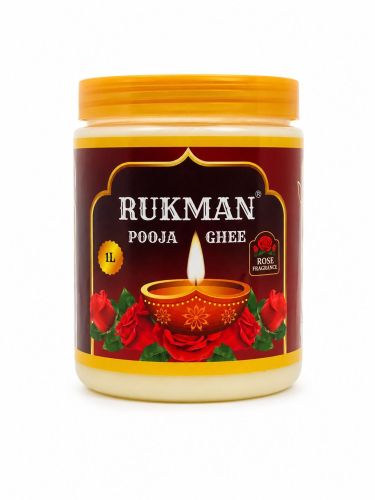1 Liter Rukman Rose Pooja Ghee