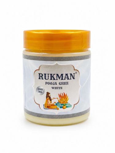 200ml Rukman White Pooja Ghee