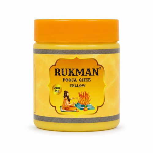 200ml Rukman Yellow Pooja Ghee