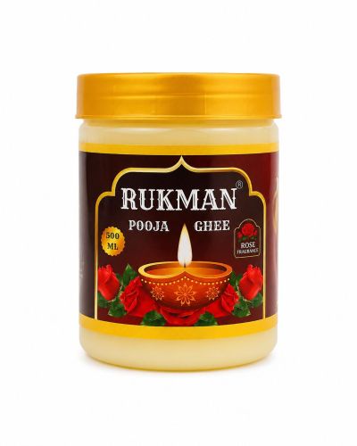 500ml Rukman Rose Pooja Ghee