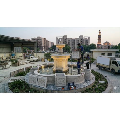 GRC Fountain Design and Installation Services