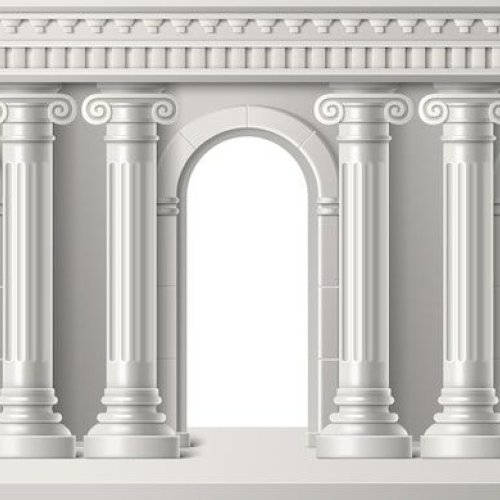 Ionic Arch GRC Column