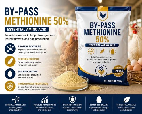 By-Pass Methionine 50% Essential Amino Acid Feed Supplement