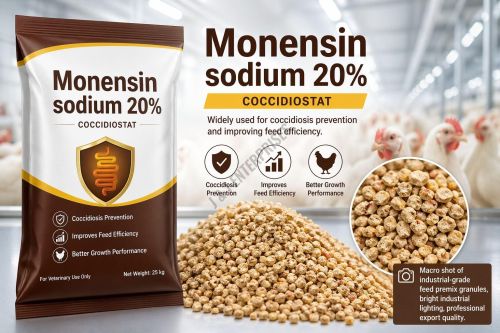 Monensin Sodium 20% Poultry Coccidiostat Feed Supplement