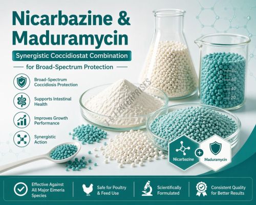 Nicarbazine &AMP; Maduramycin Poultry Coccidiostat Feed Supplement