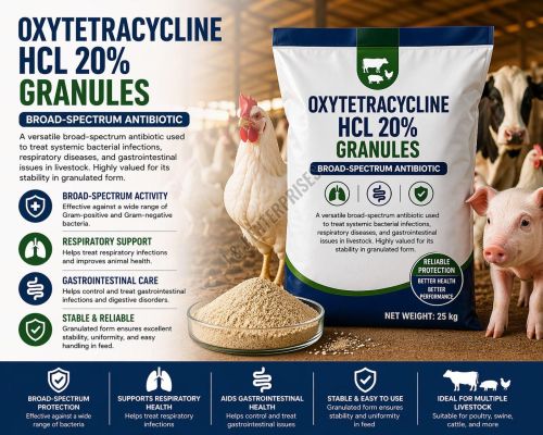 Oxytetracycline HCL 20% Veterinary Antibiotic Feed Supplement