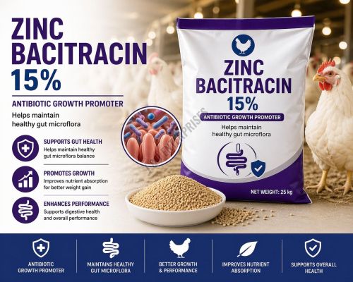 Zinc Bacitracin 15% Antibiotic Growth Promoter