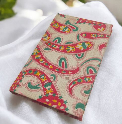 Block Print Cotton Paper Journal Set Pink