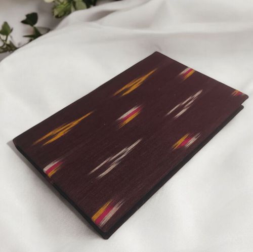 Ikat Handloom Journal Maroon