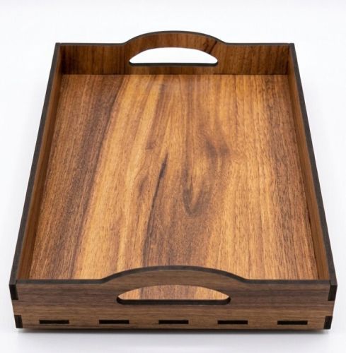 Premium Handcrafted Wooden Serving Tray with Handle