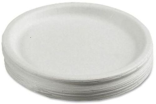 Plain White Paper Plate