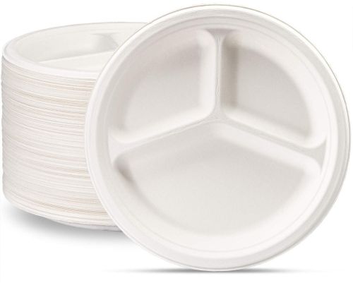 Round Compartment Paper Plate