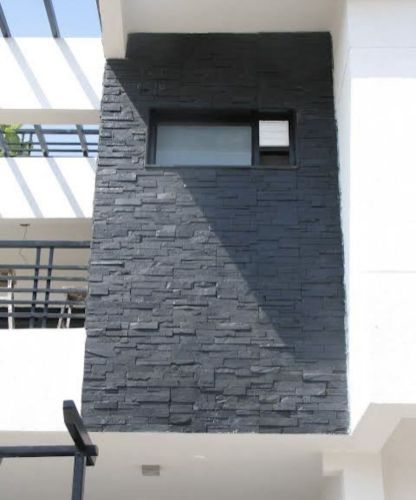 Black Slate Stone Wall Panel