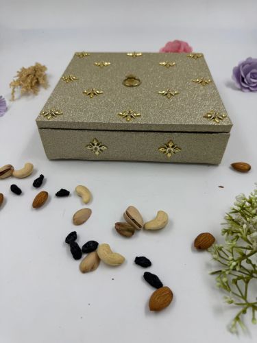 Handcrafted Wooden Dry Fruit Storage Box