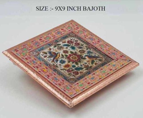 Handcrafted Wooden Pooja Chowki