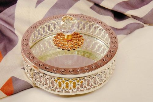 Decorative Mirror Jewelry Storage Box