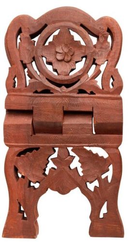 Hand Carved Wooden Mobile Stand