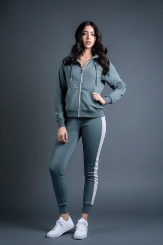 Ladies Hooded Tracksuit Set