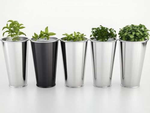 Stainless Steel Indoor Planter Pot