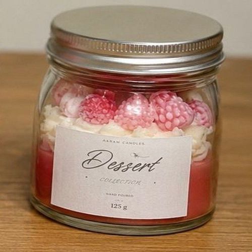 125gm Handcrafted Soy Wax Scented Glass Jar Candle