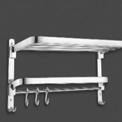 Stainless Steel Double Deck Towel Rack