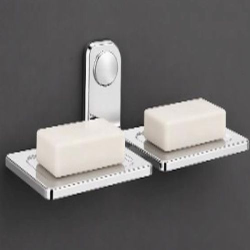 Stainless Steel Mirror Finish Doubal Soap Dish