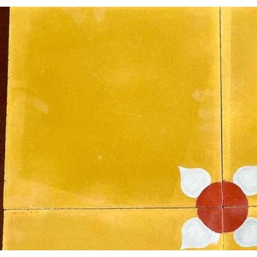 Decorative Flower Pattern Cement Tile