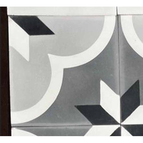 Handmade Floral Pattern Tile
