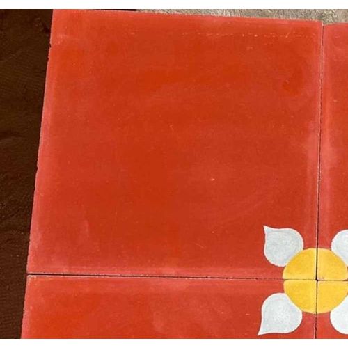 Handmade Moroccan Flower Tile