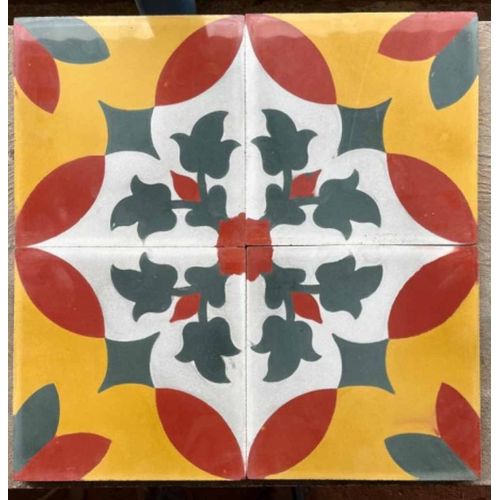 Heritage Athangudi Floral Tile