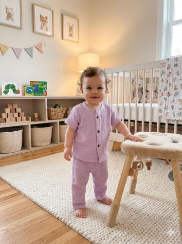 Dusty Mauve Kids Co Ord Set
