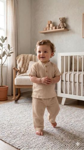 Espresso Brown Kids Co Ord Set