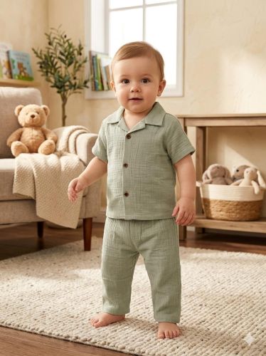 Green Kids Co Ord Set
