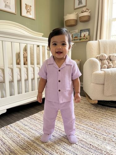 Purple Kids Co Ord Set