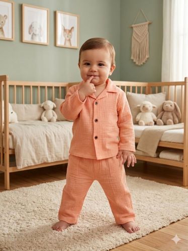 Rust Orange Kids Co Ord Set