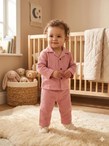 Terracotta Rose Kids Co Ord Set