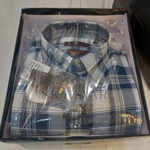 Stylish Mens Full Sleeve Cotton Check Shirt