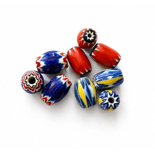 Chevron Glass Beads