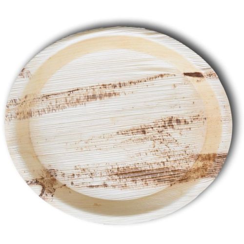 10 Inch Round Areca Leaf Deep Plates
