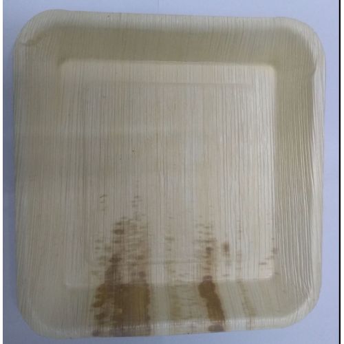 10 Inch Square Areca Leaf Deep Plates