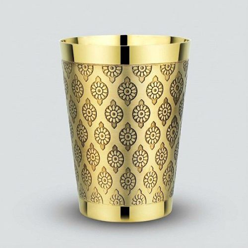 350ml Handmade Pure Brass Glass